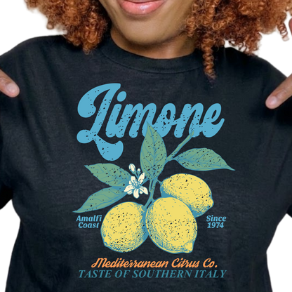 Amalfi Coast Limone Graphic T-Shirt – Italian Lemon Everyday Tee