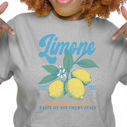 Amalfi Coast Limone Graphic T-Shirt – Italian Lemon Everyday Tee
