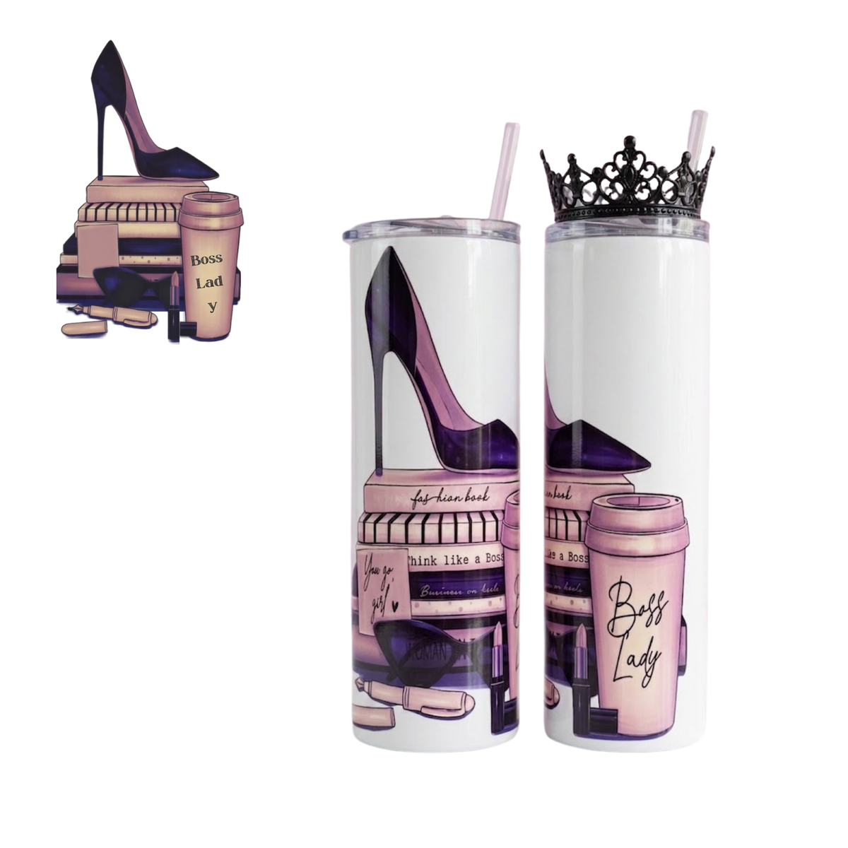 Boss Lady Tumbler – 20 oz Travel Mug