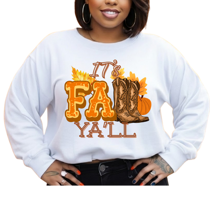 It's Fall Ya'll Crewneck Sweatshirt – Seasonal Pullover