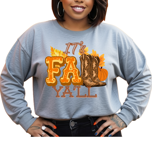 It's Fall Ya'll Crewneck Sweatshirt – Seasonal Pullover