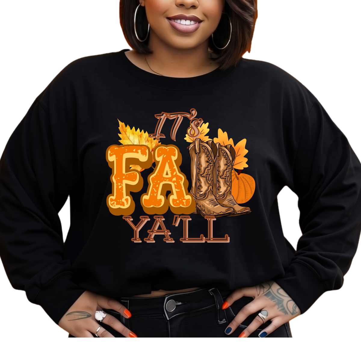It's Fall Ya'll Crewneck Sweatshirt – Seasonal Pullover
