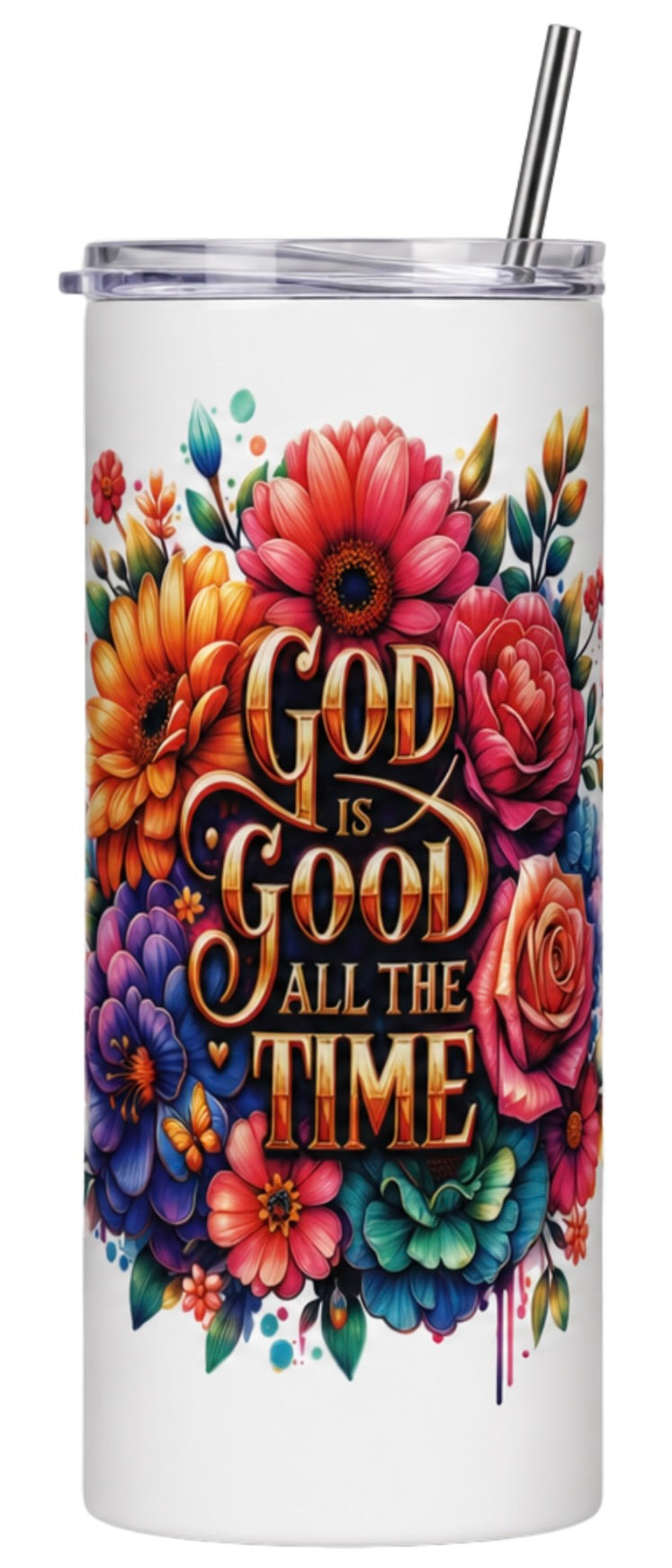 God Is Good All the Time Tumbler – 20 oz Travel Mug