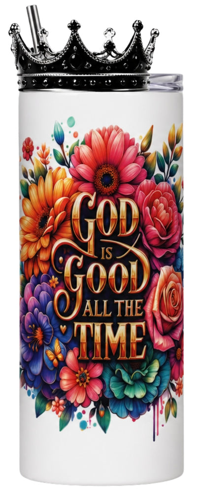 God Is Good All the Time Tumbler – 20 oz Travel Mug