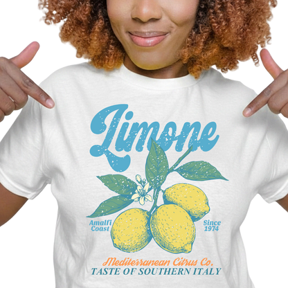 Amalfi Coast Limone Graphic T-Shirt – Italian Lemon Everyday Tee